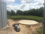 Agricultural Concrete Job - Grain Bin Foundation